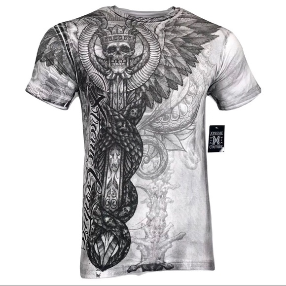 Affliction Other - Xtreme Couture By Affliction Men T-Shirt GRAVE ROBBER Biker MMA